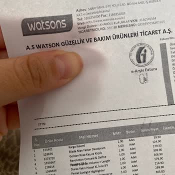 Watsons Kusurlu Ürün Ve Ulaşılamayan Müşteri Hizmetleri