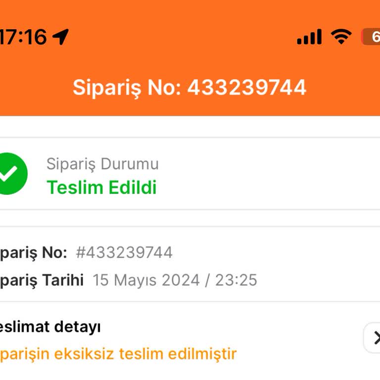 Migros Sanal Market Siparişimi Sokağa Bırakmış
