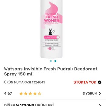 Watsons Yanlış Ürün Gönderimi