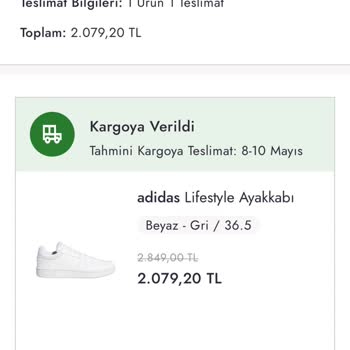 Boyner'den Sipariş Ettiğim Ayakkabı 16 Gündür Gelmedi.