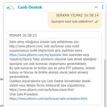 Epttavm - Kusurlu Ürünü Geri Gönderiyor!