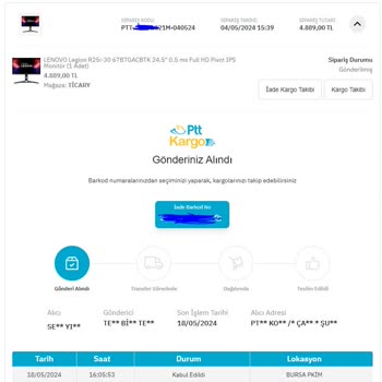 Epttavm - Kusurlu Ürünü Geri Gönderiyor!