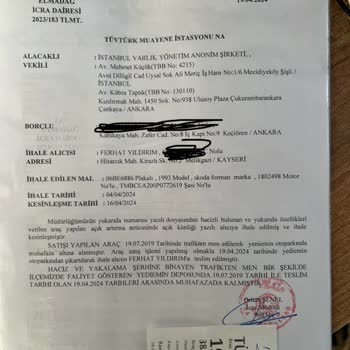 Tüvtürk Gecikme Bedeli Tahsilatı