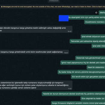 HIQ Nutrition Yanlış Adrese Sipariş Gönderimi Ve İade Sürecinde Yaşanan Mağduriyet