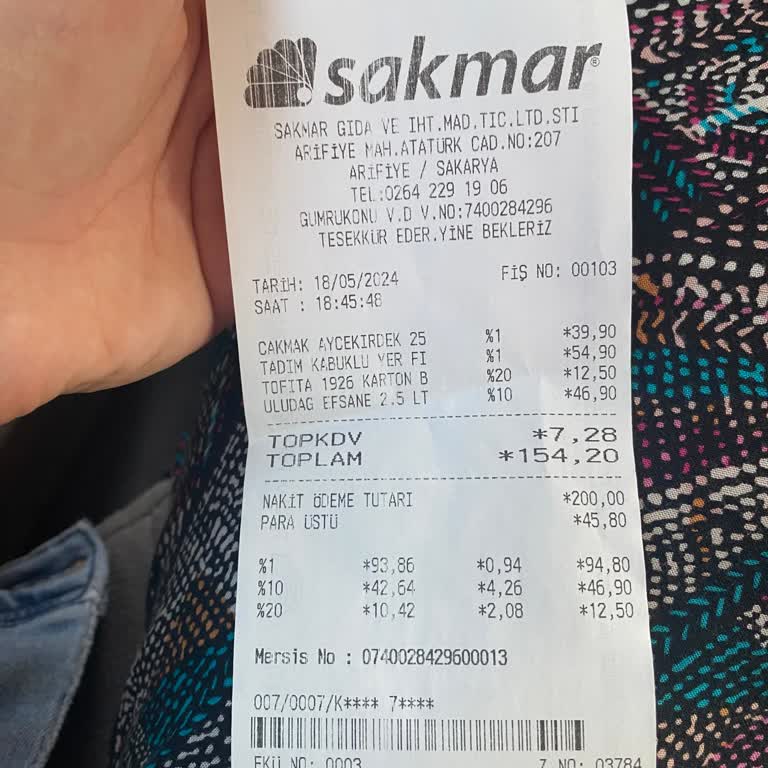 Sakmar Market Arifiye Şubesi Eleman İlgisizliği!