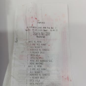 Popeyes Kötü Ürünleri Maxi XL