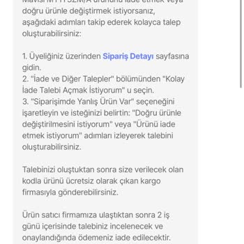 Hepsiburada İade Almama Sorunu