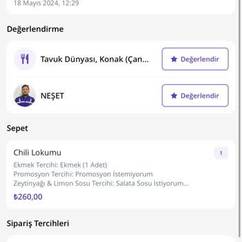 Tavuk Dünyası Siparişimden Kıl Çıkması