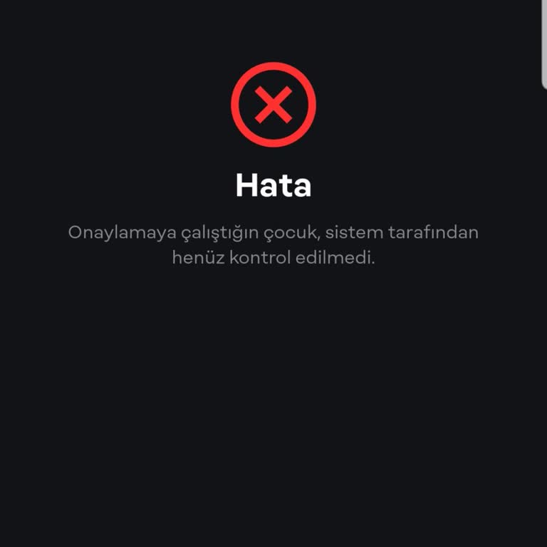 Papara ''Onaylamaya Çalıştığın Çocuk Henüz Sistem Tarafından Kontrol Edilmedi'' Hatası!