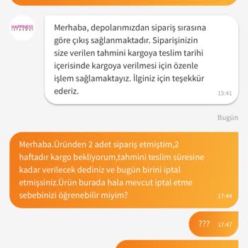 Trendyol Stok Olduğu Halde, İndirimde Alınan Ürünü İade Yapıyor.