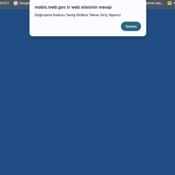 Milli Eğitim Bakanlığı (MEB) Özel Milletlerarası Okullar Bilgi Sistemi (mobis)