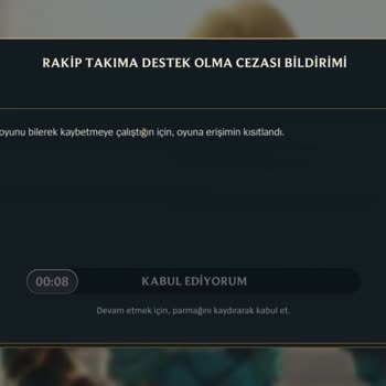 Riot Games Kısıtlama Kaldırılmasını Arz Ederim