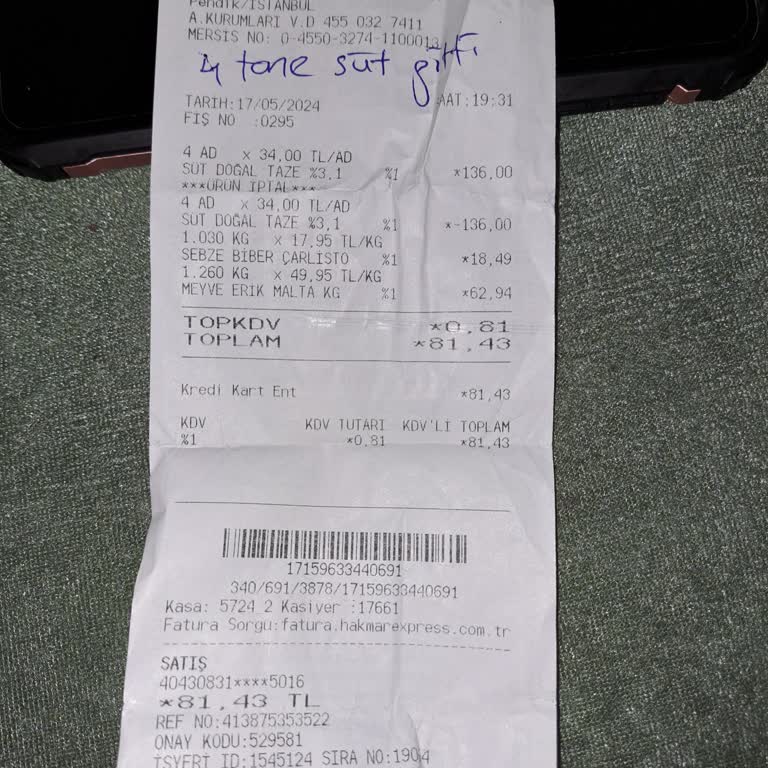 Hakmar Express Raf Ve Kasadaki Fiyat Farkı