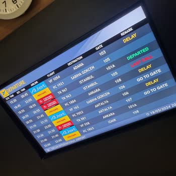 Pegasus Rötar Yapması Sonucu Havaalanında Bekletmesi