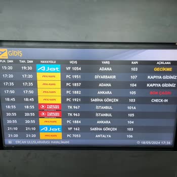 Pegasus Rötar Yapması Sonucu Havaalanında Bekletmesi