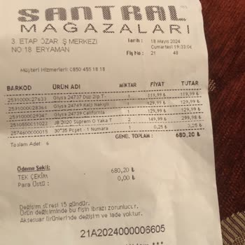 Santral Mağazaları Ankara Eryaman Santral Mağazası