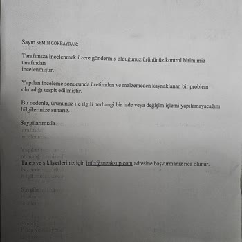 Sneaks Up Sattığı Ürünün Arkasında Durmuyor