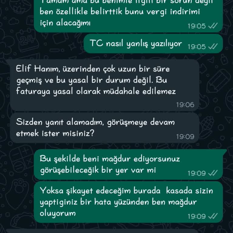 Teknosa Vergi İndirimi Fatura Yanlışlığı