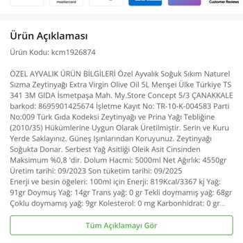 Çiçek Sepeti Sahte Zeytinyağı Satıyor.