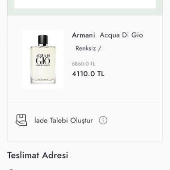 Boyner Uygulamasından Alınan Parfüm Mağduriyeti