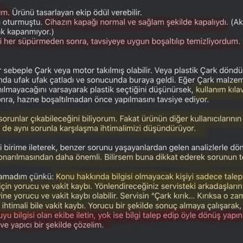 Bosch Elektrikli El Aletleri Bosch Seri 8 Bgs7pow1 Self Clean Çarkı Ve Motoru Arızası