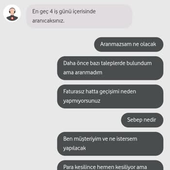 Vodafone Müşteri Hizmetleri Ve Cayma Bedeli