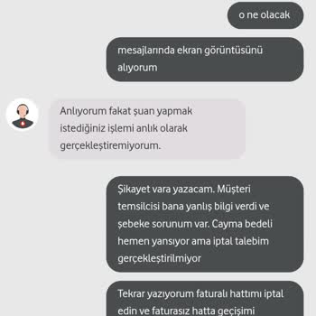 Vodafone Müşteri Hizmetleri Ve Cayma Bedeli