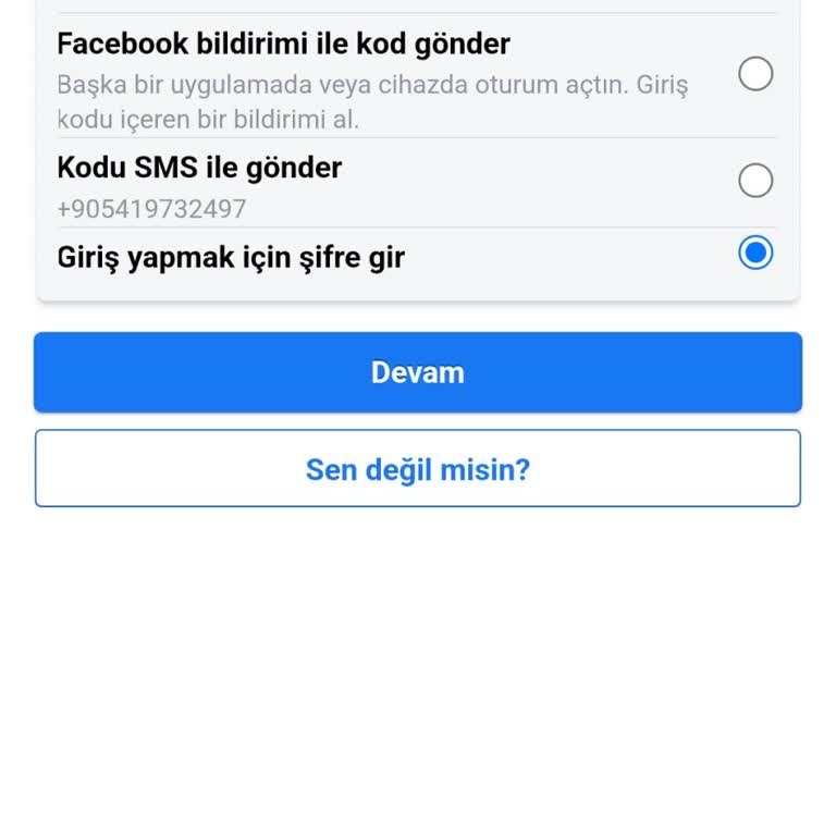 Facebook Geri Almak İstiyorum