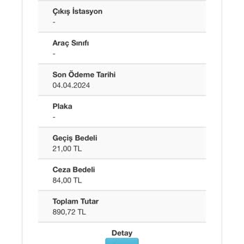 Kuzey Marmara Otoyolu Geçiş İhlal Faizi