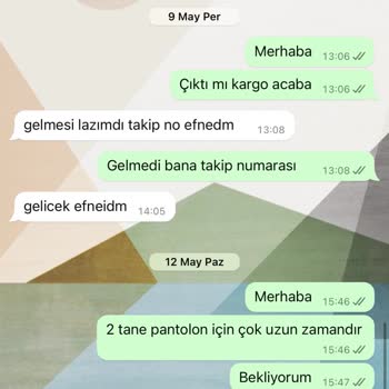 Semih Kurtulmuş Moda 2 Adet Pantolon Değişim İçin 2 Aydır Bekletiyor.