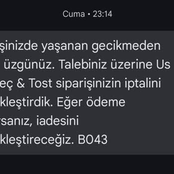 Yemeksepeti Geri İademi Alamıyorum, Muhatap Yok