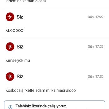 Yemeksepeti Geri İademi Alamıyorum, Muhatap Yok