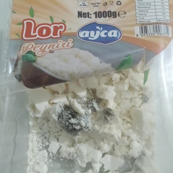 Ayça Süt Ürünleri Marketten Alınan Lor Peynirinde Kararma Sorunu!