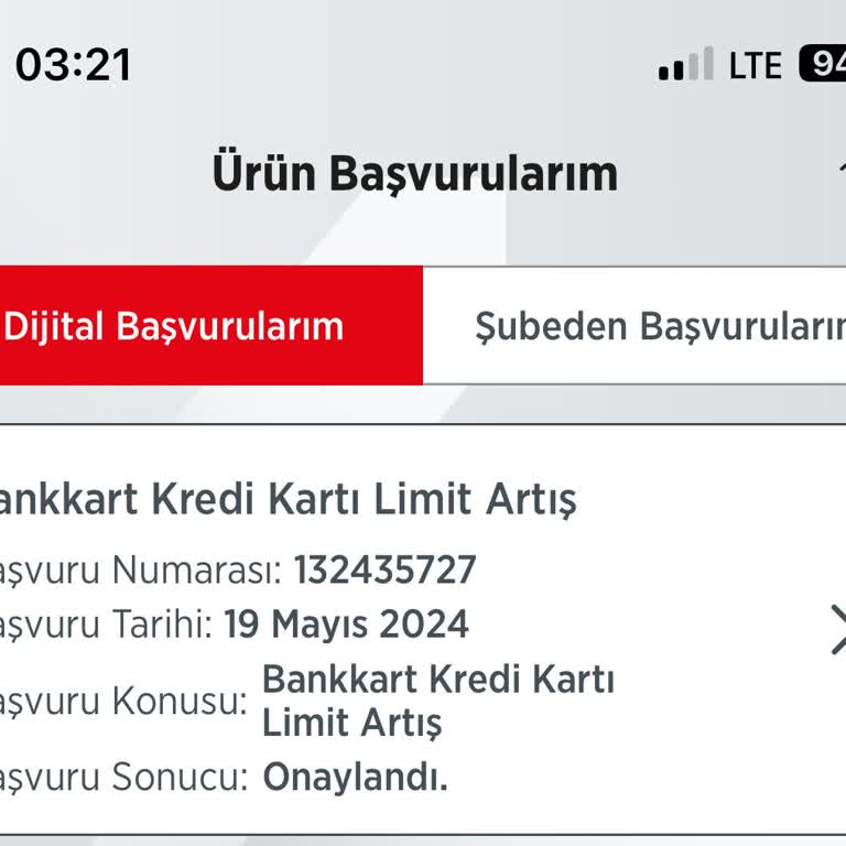 Ziraat Bankası Kredi Kartı Artışı Onaylandı Fakat Kartıma Yağ
