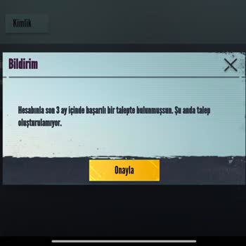 PUBG (Pubgmobile.com) Hesabım Çalındı Geri Alamıyorum