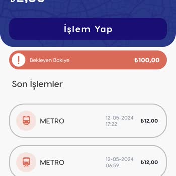 BURULAŞ Ödeme Yapıldığı Halde Yükleme Sorunu