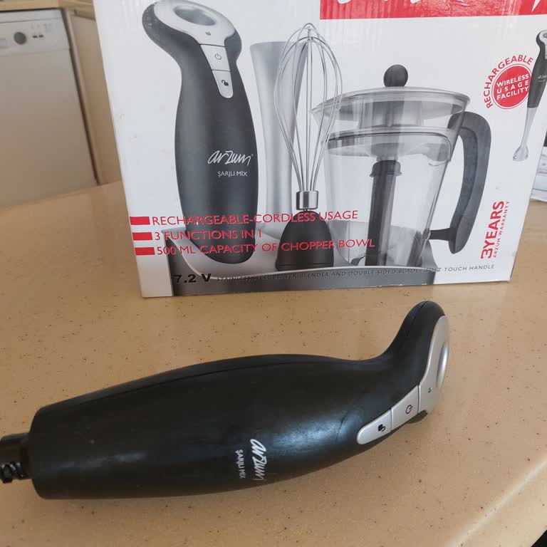 Arzum Şarjlı Mix Blenderden Memnun Kalmadım