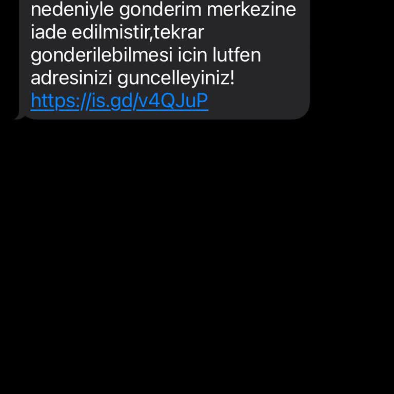 E-ticaret Marka Taklidiyle Dolandırıcılık Yurtiçi Kargo Adres Değişikliği İçin Link