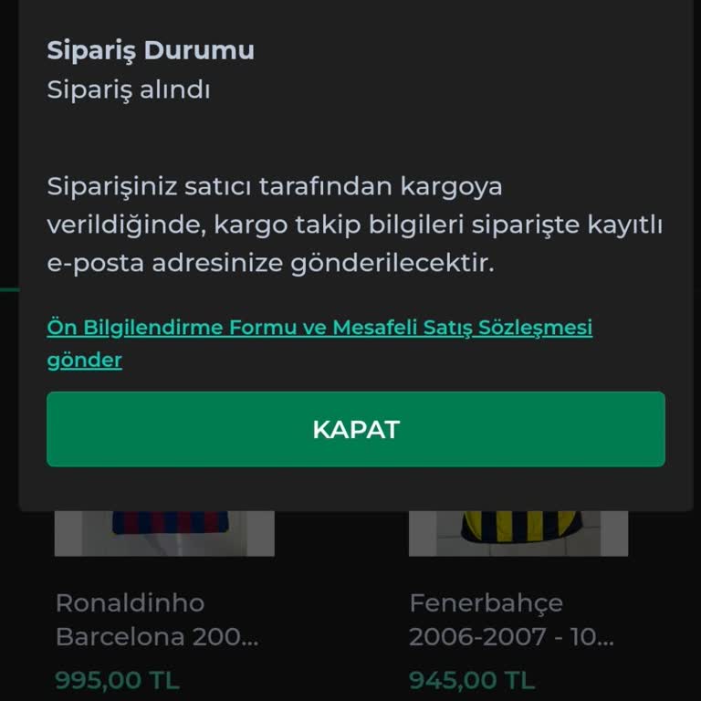 Shopier Siparişimi İptal Etmek İstiyorum