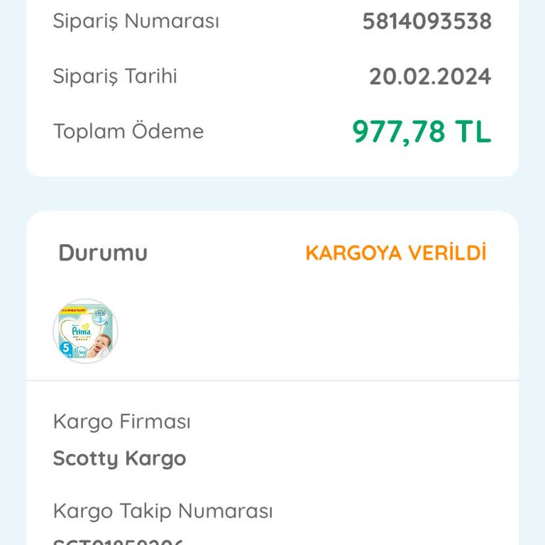 ebebek Siparişin Teslim Edilmemesi