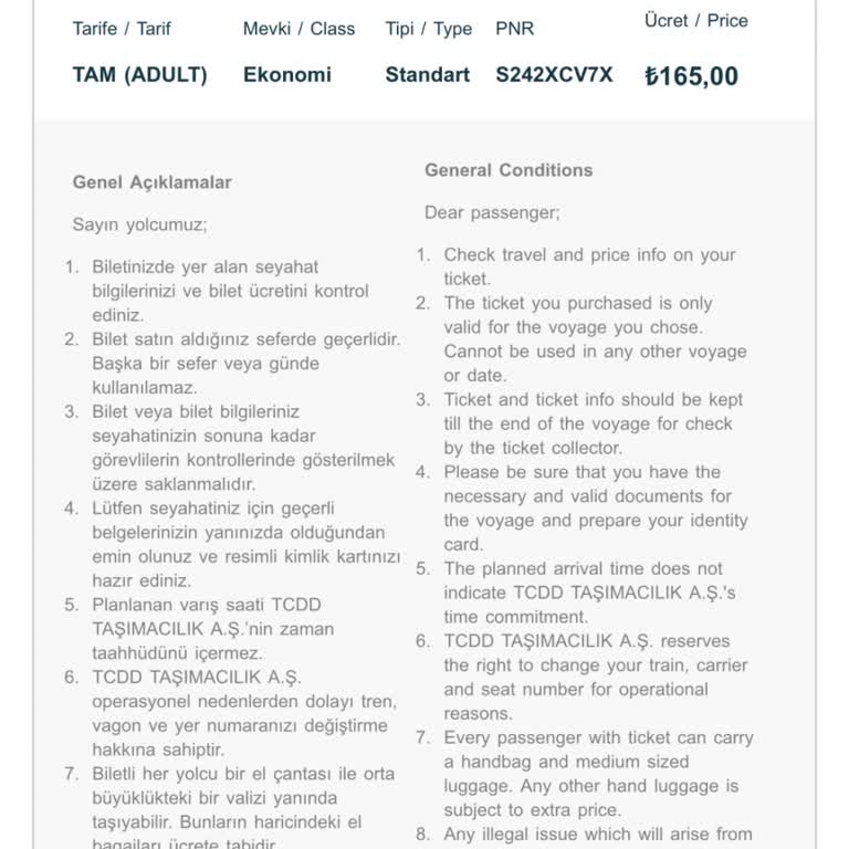 YHT De Çalıştırılmayan Klimalar