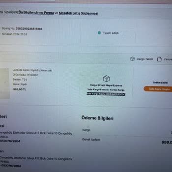 Occasion Alışveriş Sitesinde Yaşanan İade Problemi