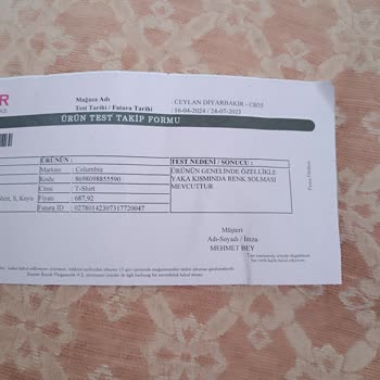 Columbia Kalite Beklentisi Yıkama Testinde Sınıfta Kaldı