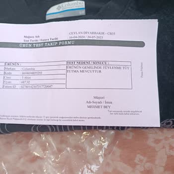 Columbia Kalite Beklentisi Yıkama Testinde Sınıfta Kaldı