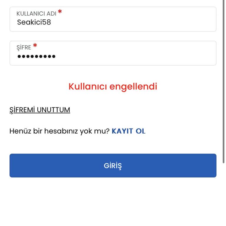Tümbet Hesabım Engellendi Giriş Yapamıyorum