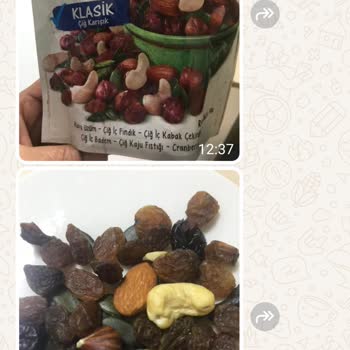 Peyman Bahçeden Çiğ Karışık Ürününden Çoğunlukla Üzüm Çıkması