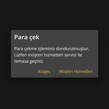 Mobilbahis Para Çekemiyorum Dondurulmuş Deniyor