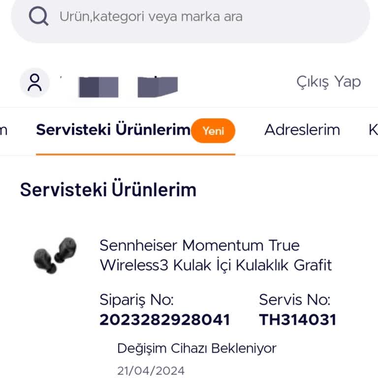 Sennheiser Momentum Tws3 Arıza Onarım/teknik Servis Sorunu