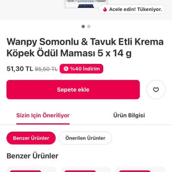Yemek Sepeti Eksik Ürün