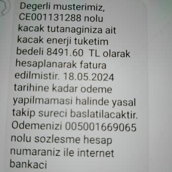 Enerjisa Başkent Elektriğin Haksız Cezai İşlemi